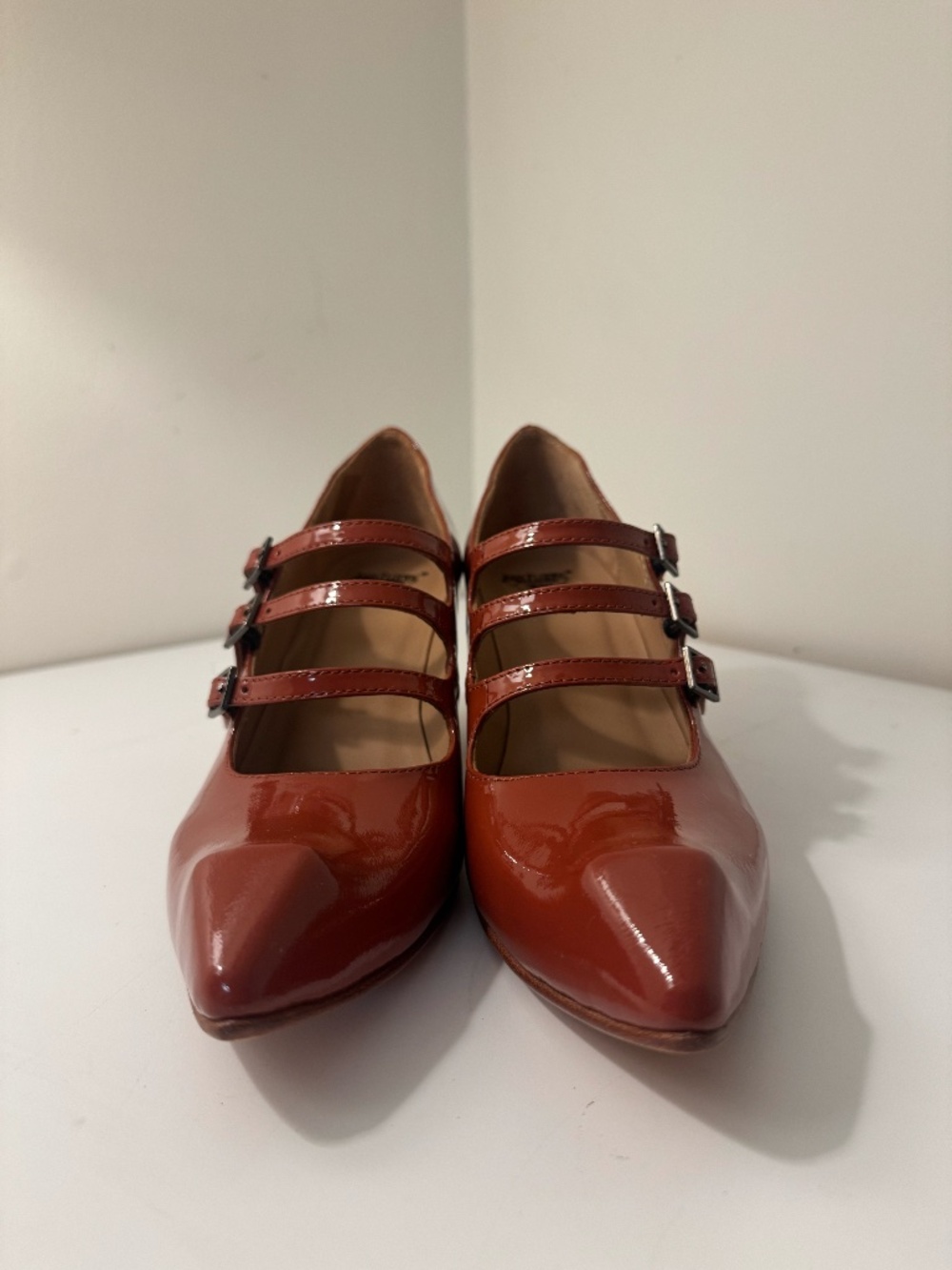 Classy Bach Triple Strap Mary Jane Heels